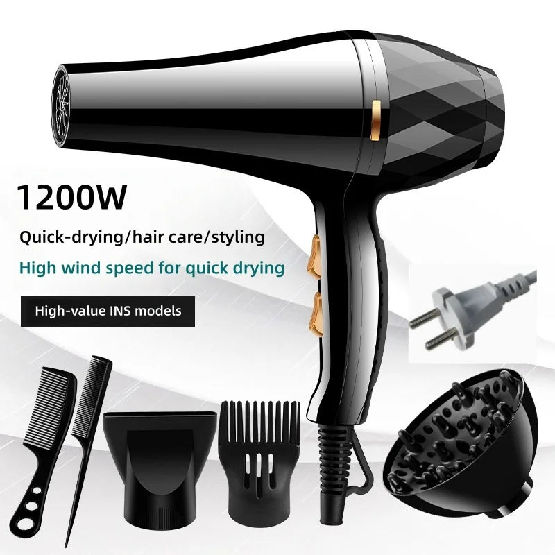 New High Wind Power Hair Dryer With Hot And Cold Constant Temperature Quick Drying Hood, Household Hair Salon Hair Dryer Tube BEAUTY ABAYA BOUTIQUE